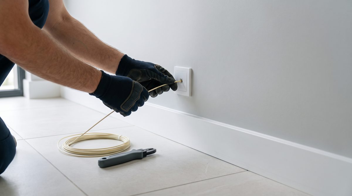 Posa del cavo in fibra ottica dentro casa: la tecnologia che arriva al civico decide quali internet casa offerte puoi davvero attivare